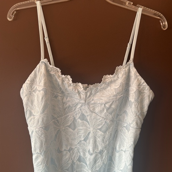 NWT MARE MARE x Anthropologie Blue Lace Mini Dress - Picture 2 of 8
